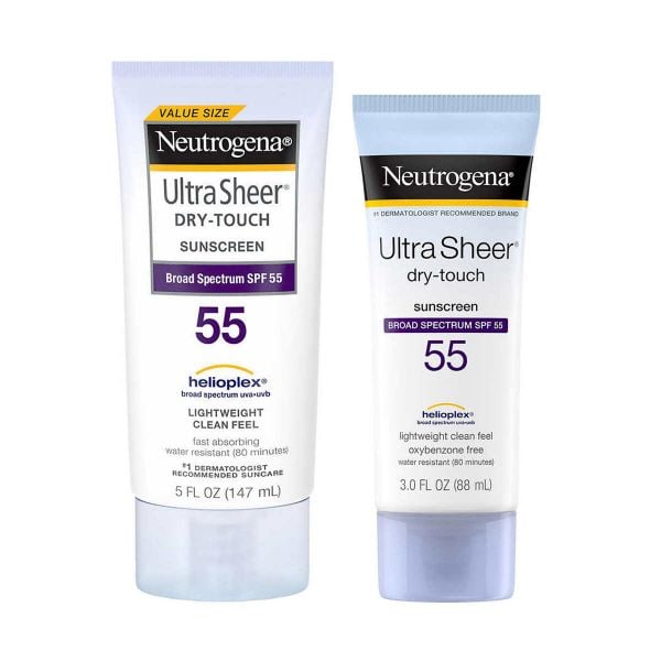  Kem Chống Nắng Neutrogena Ultra Sheer Sunscreen SPF 55 [Combo 02 tuýp 147ml & 88ml] 