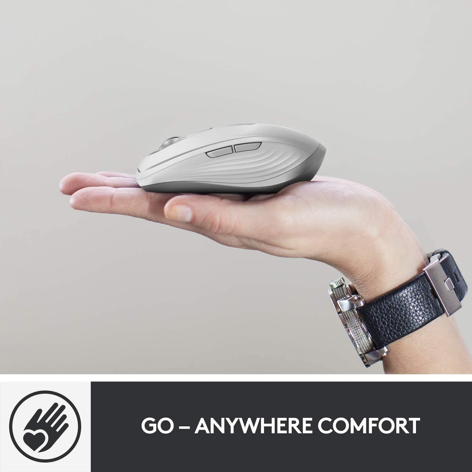  Chuột Vi Tính Không Dây 4000DPI Logitech MX Anywhere 3 for Mac Compact Performance Mouse,Wireless, Comfortable, Ultrafast Scrolling, Any Surface, Portable, 4000DPI, Customizable Buttons, USB-C 