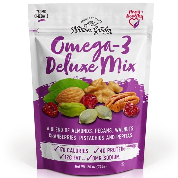  Hạt Sấy Khô Tổng Hợp Omega-3 Deluxe Mix [Bịch 737g] 