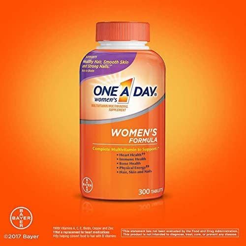  Vitamin Tổng Hợp Cho Nữ One A Day Women's Multivitamin, 300 Tablets [Hộp 300 viên] 