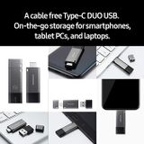  USB OTG 128Gb Samsung Duo Plus USB 3.1 Flash Drive 128GB - 300MB/s - Type-C with Type-A Adapter 