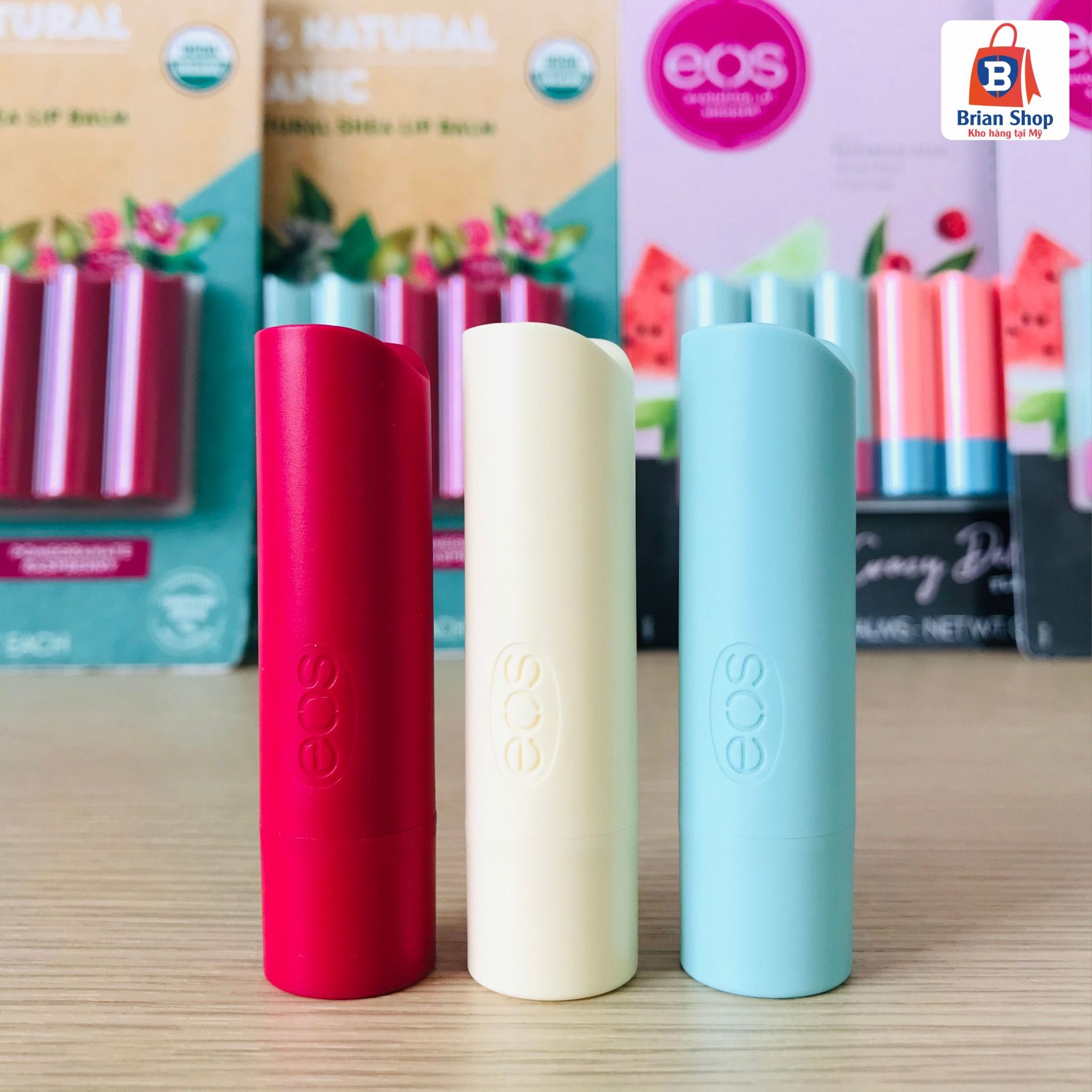  Son Dưỡng Môi Hữu Cơ EOS USDA Organic Smooth Lip Balm [01 thỏi, tách từ set 9 thỏi] 