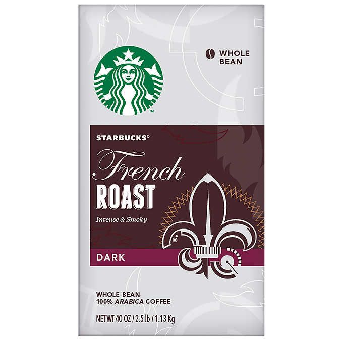  Cà Phê Nguyên Hạt Starbucks French Roast, Whole Bean Coffee, 2.5 lbs [Túi 1.13kg] 