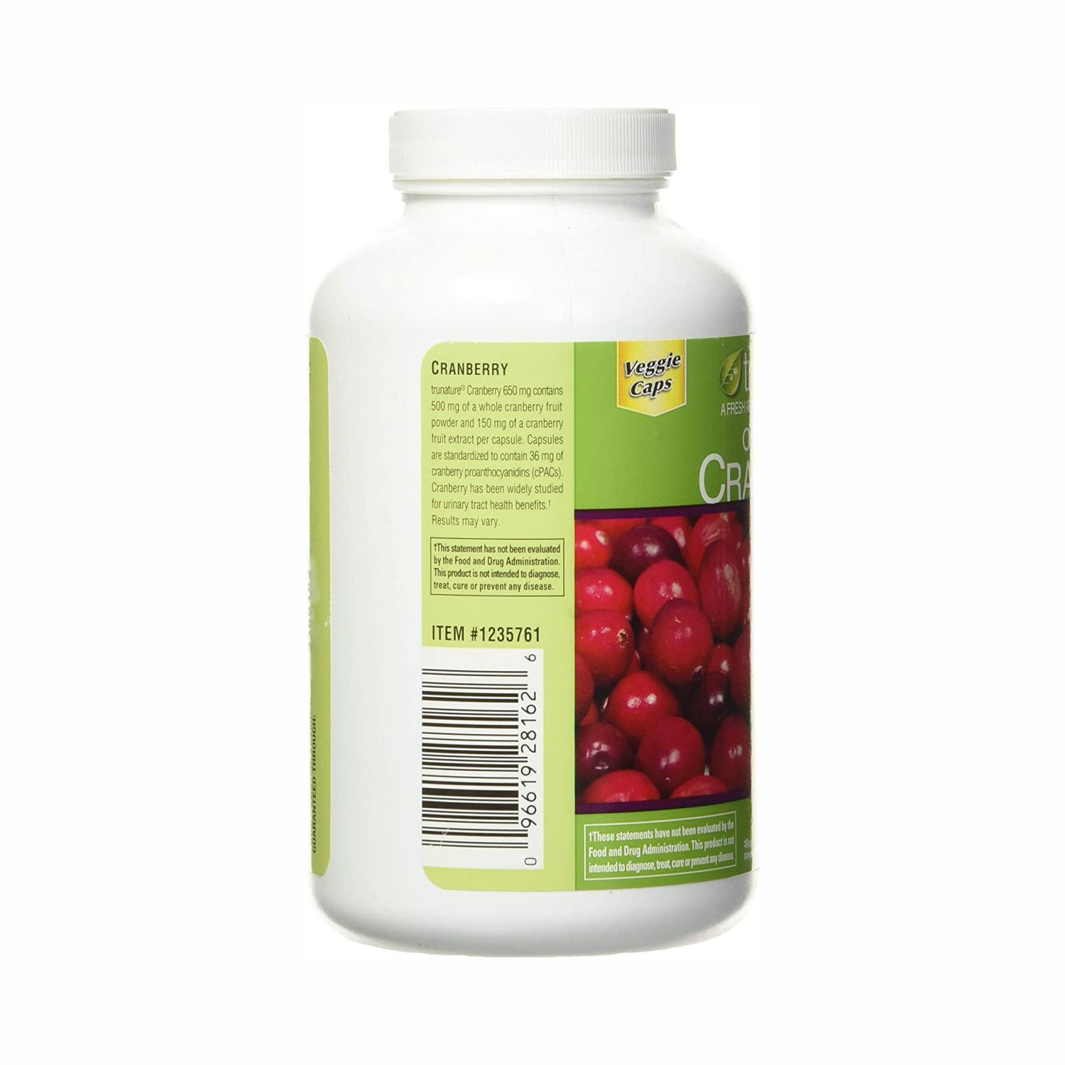  Viên Uống Hỗ Trợ Đường Tiết Niệu Trunature One Per Day Cranberry 650 mg [Hộp 140 viên] 