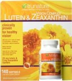  Viên Uống Bổ Mắt Trunature Vision Complex Lutein & Zeaxanthin, 140 Softgels [Hộp 140 viên] 