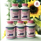  Viên Uống Đẹp Da, Tóc & Móng Nature's Bounty Hair, Skin and Nails 5.000mcg Biotin [Hộp 250 viên] 