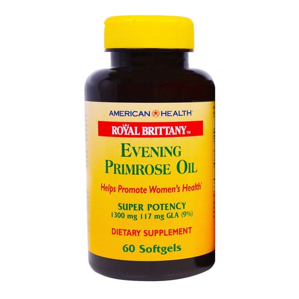  Viên Uống Tinh Dầu Hoa Anh Thảo Royal Brittany Evening Primrose Oil Super Potency 1300 mg [Hộp 60 viên] 