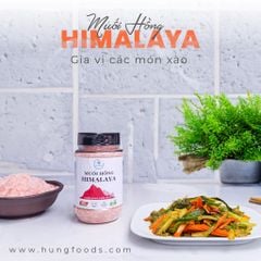 300g Muối Hồng Himalaya - Hung Foods - 81 khoáng chất thiên nhiên