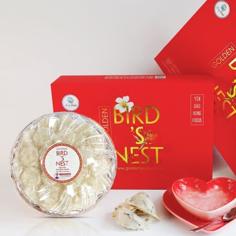 Yến Vụn Bi Xơ Mướp Hung Foods - Golden Bird's Nest
