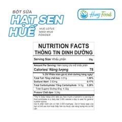 Bột Sữa Hạt Sen Huế