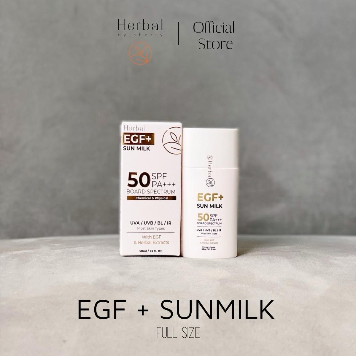  HB4 Full size Kiềm dầu bộ kem dưỡng trắng da và hỗ trợ bảo vệ da dưới ánh nắng LUMINA NANO CREAM và  EGF+ SUN MILK (SPF50) 