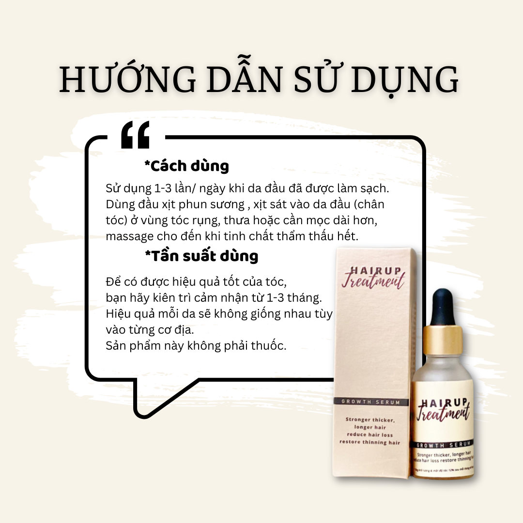  HAIRUP Treament Growth Serum - Thuốc mọc tóc 