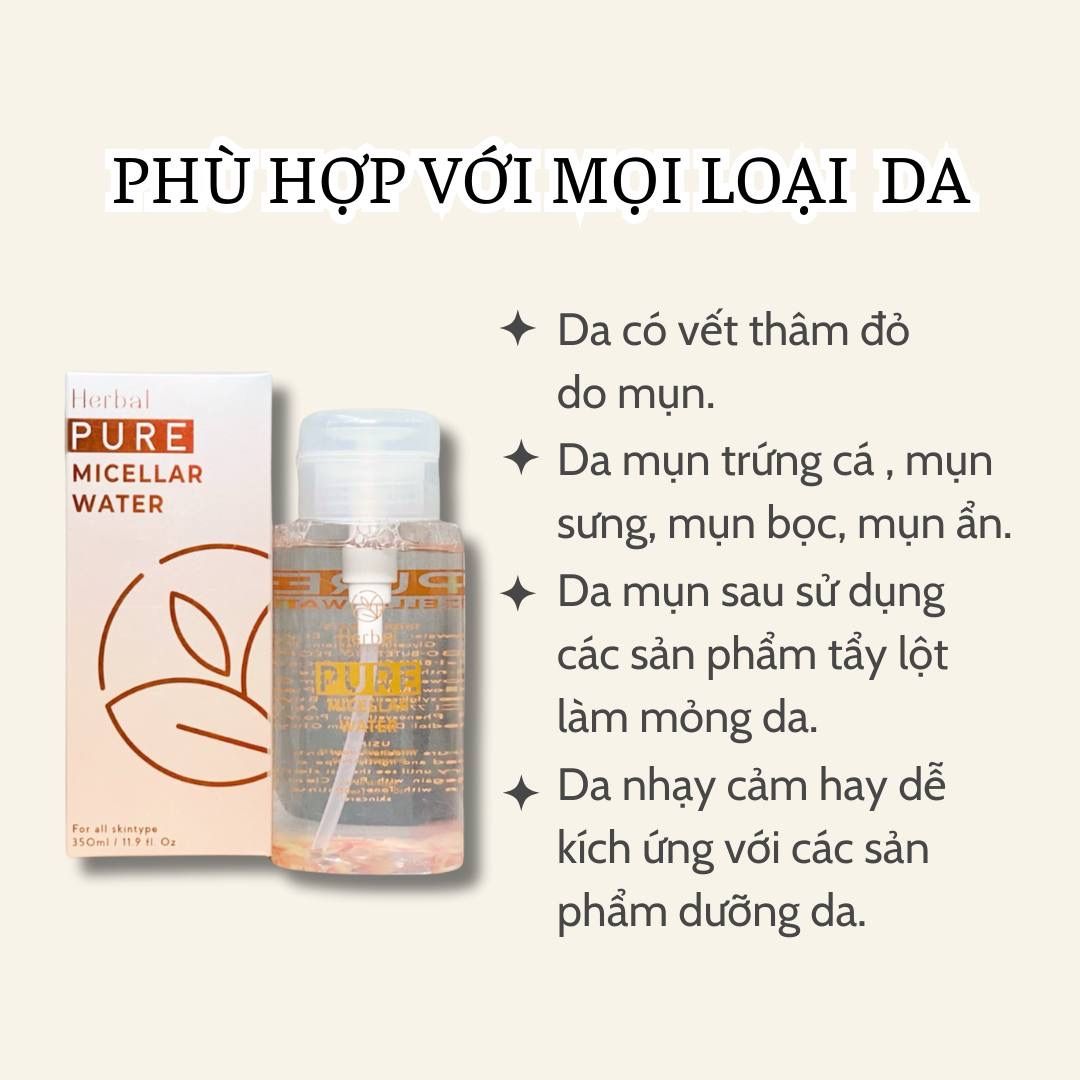  PURE MICELLAR WATER - Tẩy trang thảo mộc tinh khiết 