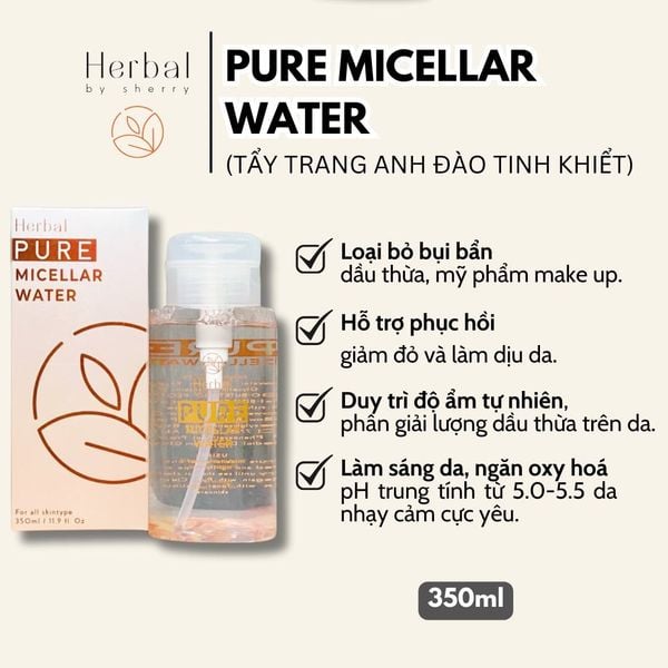  PURE MICELLAR WATER - Tẩy trang thảo mộc tinh khiết 
