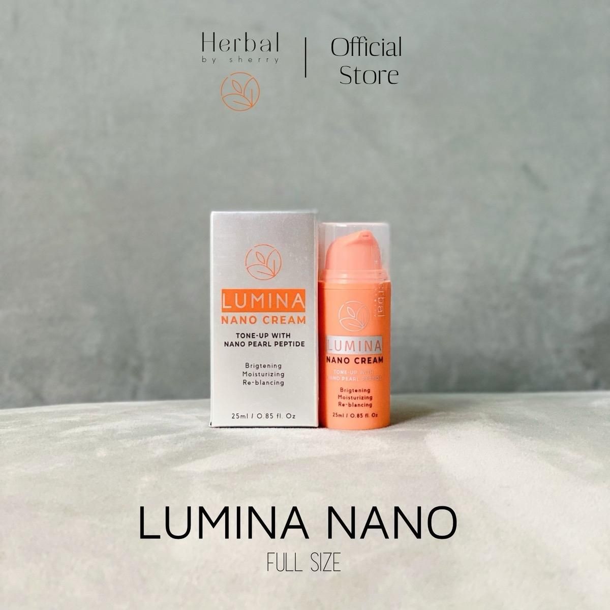  HB4 Full size Căng bóng  bộ kem dưỡng trắng da và hỗ trợ bảo vệ da dưới ánh nắng LUMINA NANO CREAM và  EGF+ SUN MILK (SPF50) 