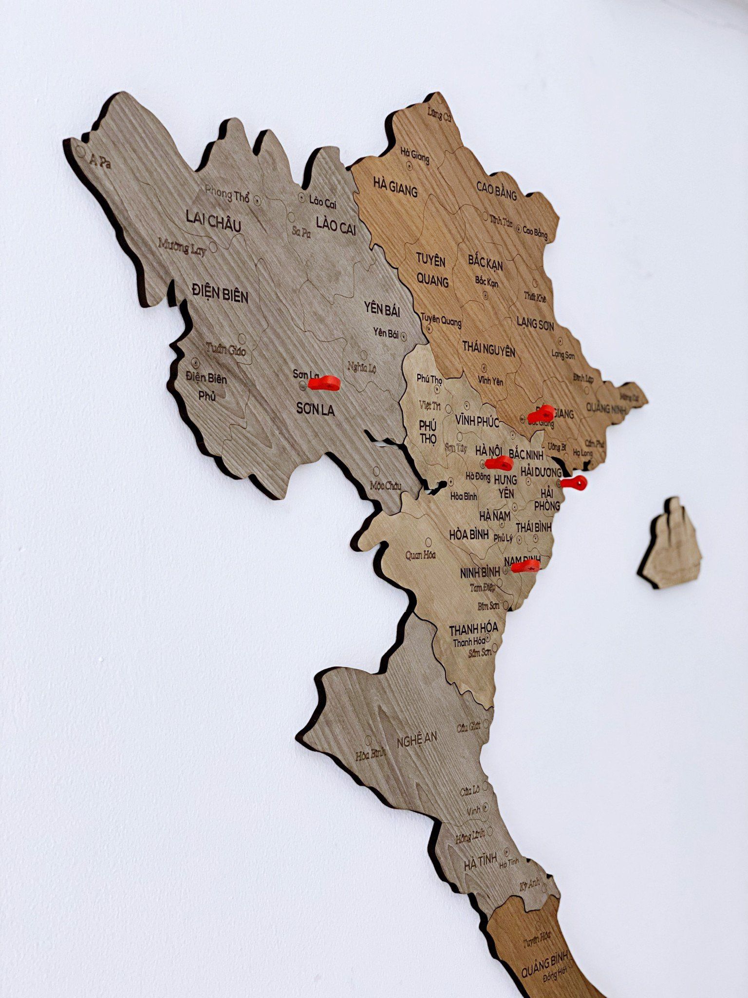  Bộ bản đồ Việt Nam trang trí tường - VN01 