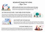  Bộ bản đồ Việt Nam trang trí tường - VN01 