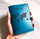  Ví đựng Hộ Chiếu/Passport da bò handmade - Wanderlust 