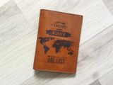  Ví đựng Hộ Chiếu/Passport da bò handmade - Wanderlust 02 