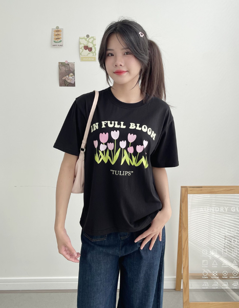  ÁO THUN IN FULL BLOOM 