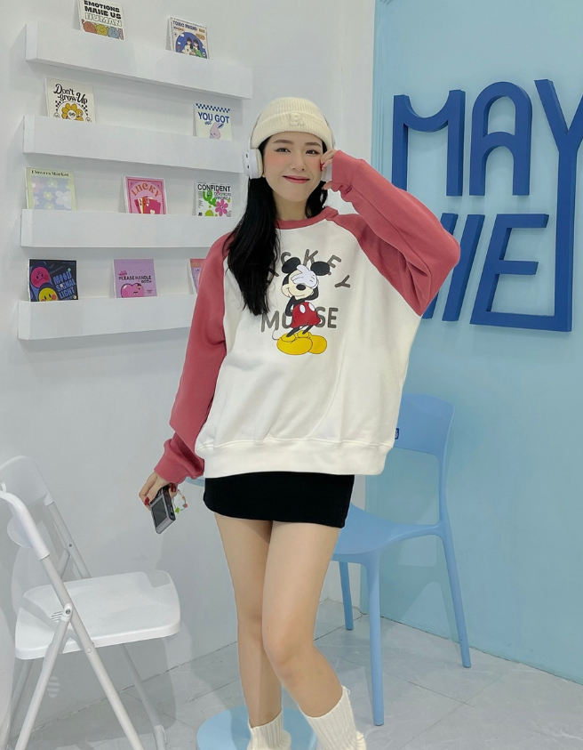  ÁO SWEATER MICKEY MOUSE 