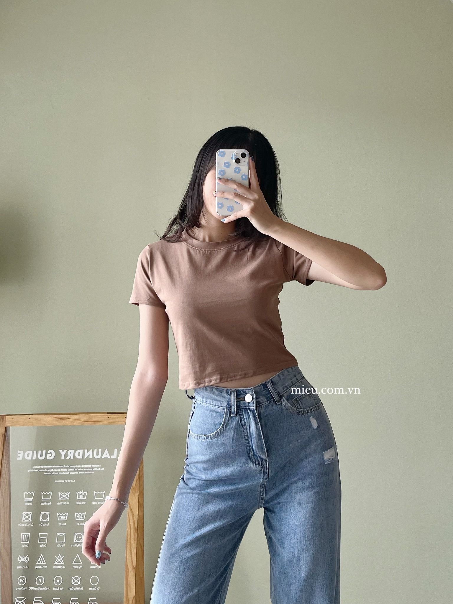  ÁO CROPTOP ANNA TAY NGẮN 