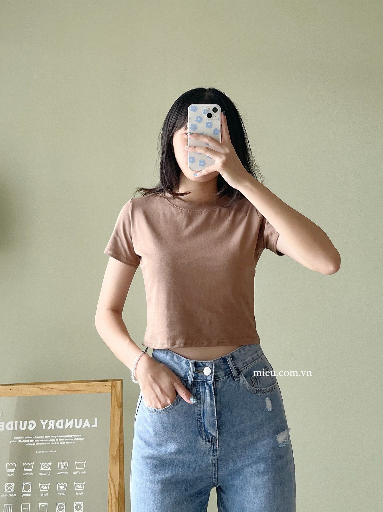  ÁO CROPTOP ANNA TAY NGẮN 