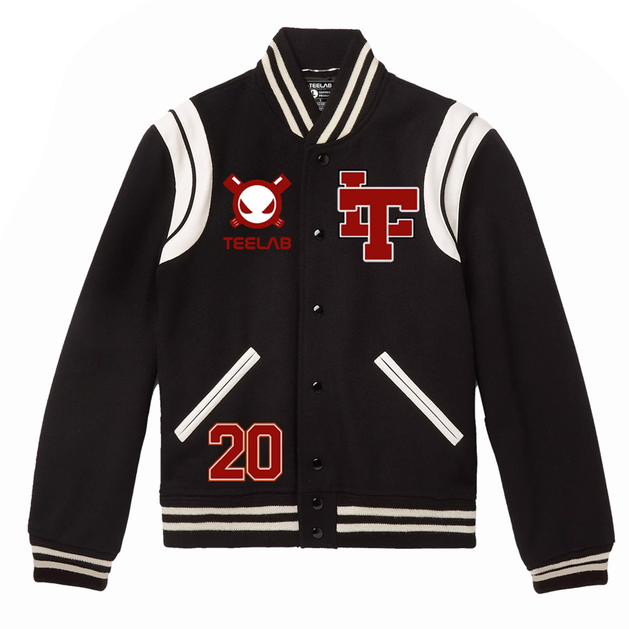 Áo Khoác Teelab Varsity Jacket Dragon AK013