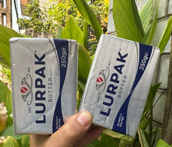 Combo 4 viên Bơ Ít MẶN Lurpak 250gr của Đan Mạch - date T6/2024