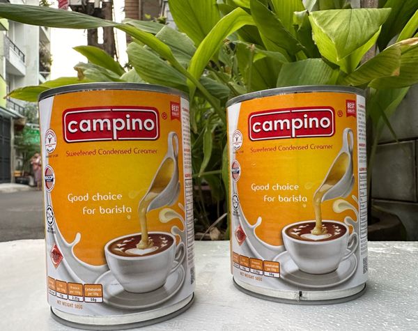 Combo 10 Lon Sữa đặc Campino (Lon 500gr) Malaysia