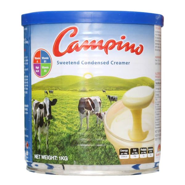 12 Lon Sữa đặc CAMPINO có đường 1Kg Maylaysia