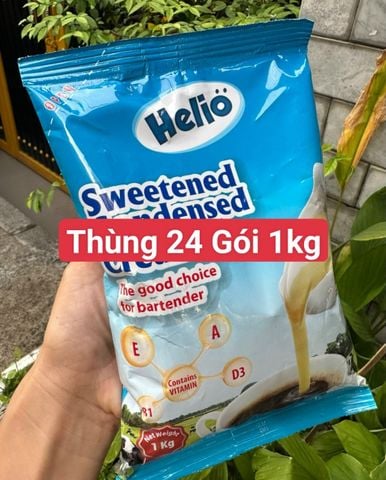 Thùng 24 Gói Sữa Đặc Helio Bịch 1kg