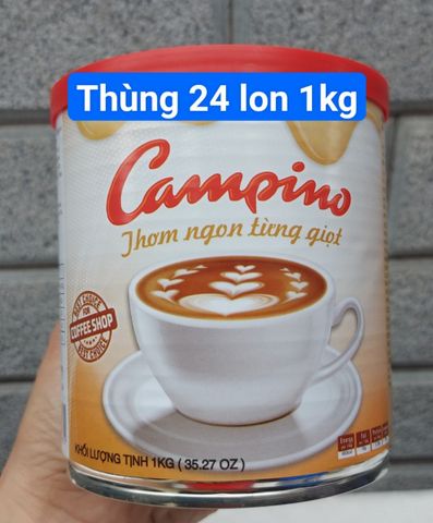 Sữa đặc Cafe Campino có đường 1Kg Thùng 24 lon