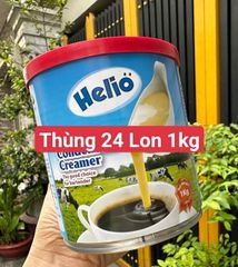 Thùng 24 Lon Sữa Đặc Helio 1kg