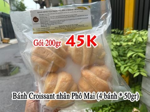 Bánh Croissant Nhân Phô mai Túi 4 Bánh 50g