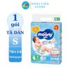 Combo 3 gói tã dán Moony xanh NB76+14/ NB90/ S70+14/ S84/ M56+8/ L54 Dũng Tiến Store