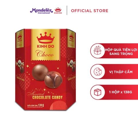  TẾT - KẸO SOCOLA KINH ĐÔ THẬP CẨM 138G 
