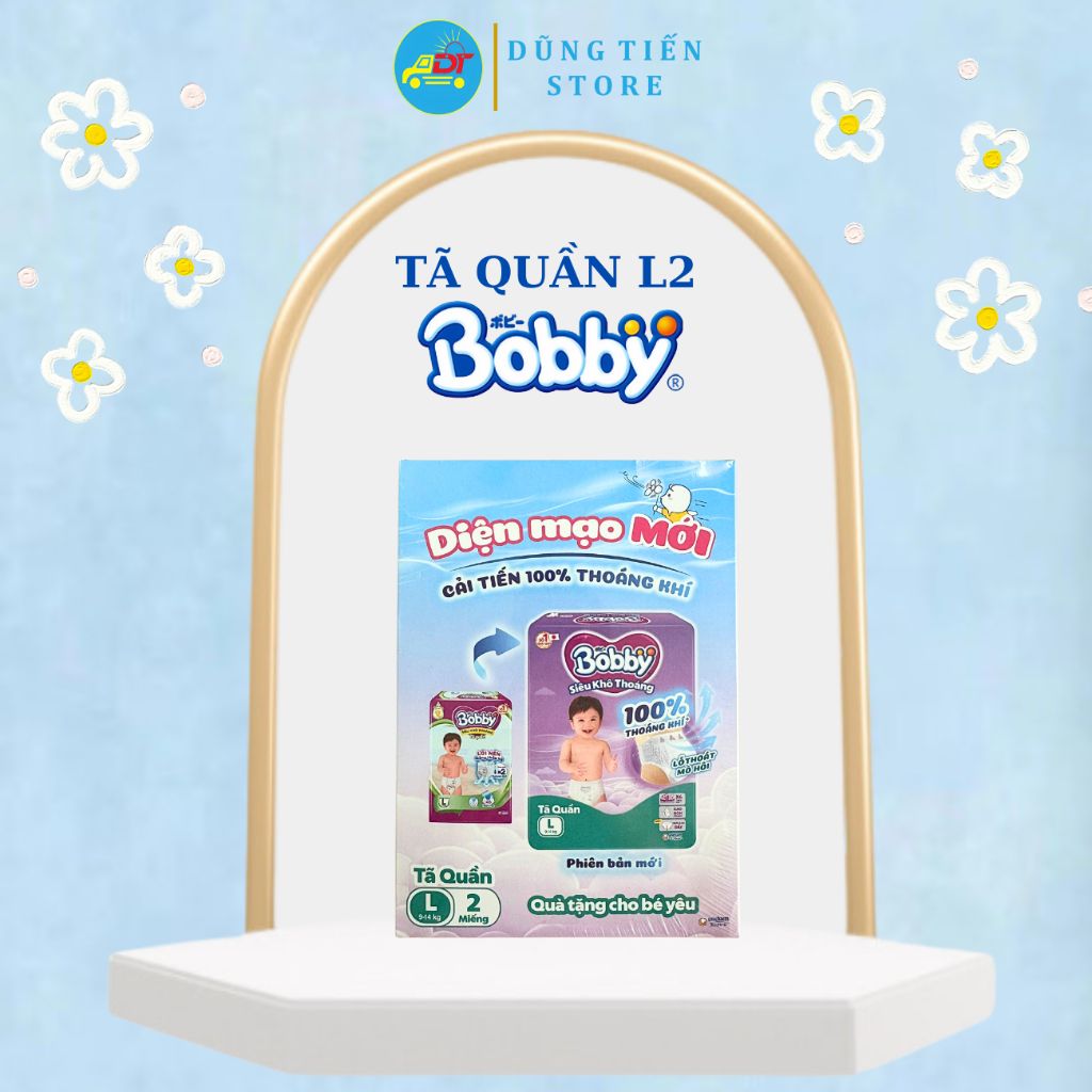 [QUÀ TẶNG KHÔNG BÁN] Tã quần L2 Bobby