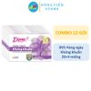 Bộ 12 gói băng vệ sinh hàng ngày Diana compact kháng khuẩn cool fresh