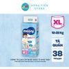 Tã quần Moony xanh bé gái L44/XL38/XXL26 Dũng Tiến Store