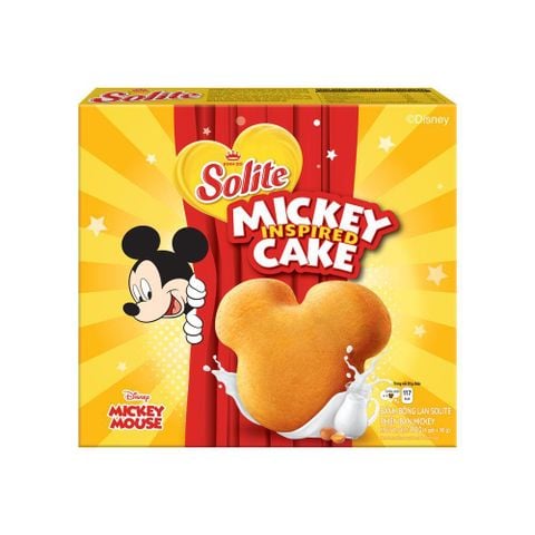  Bánh bông lan Solite Mickey 180g 