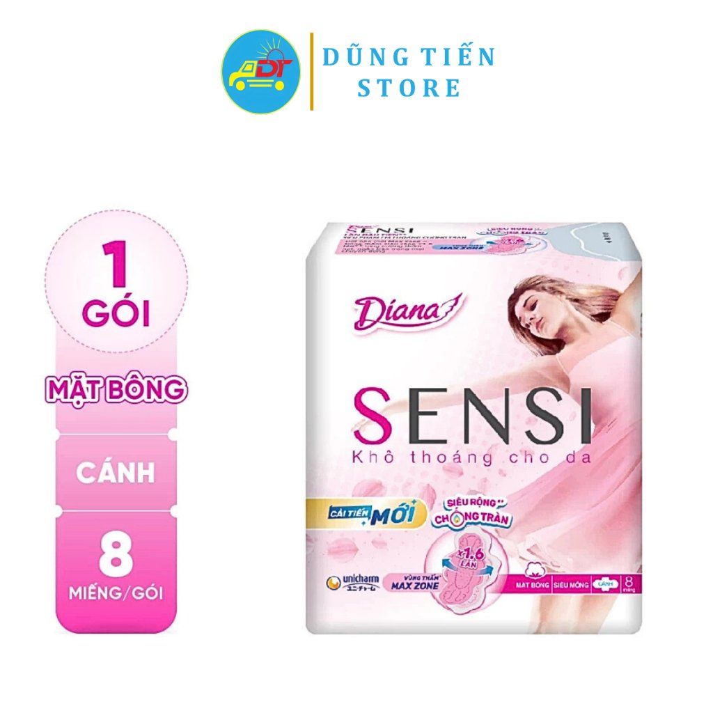 Băng vệ sinh Diana sensi siêu mỏng thoáng khí