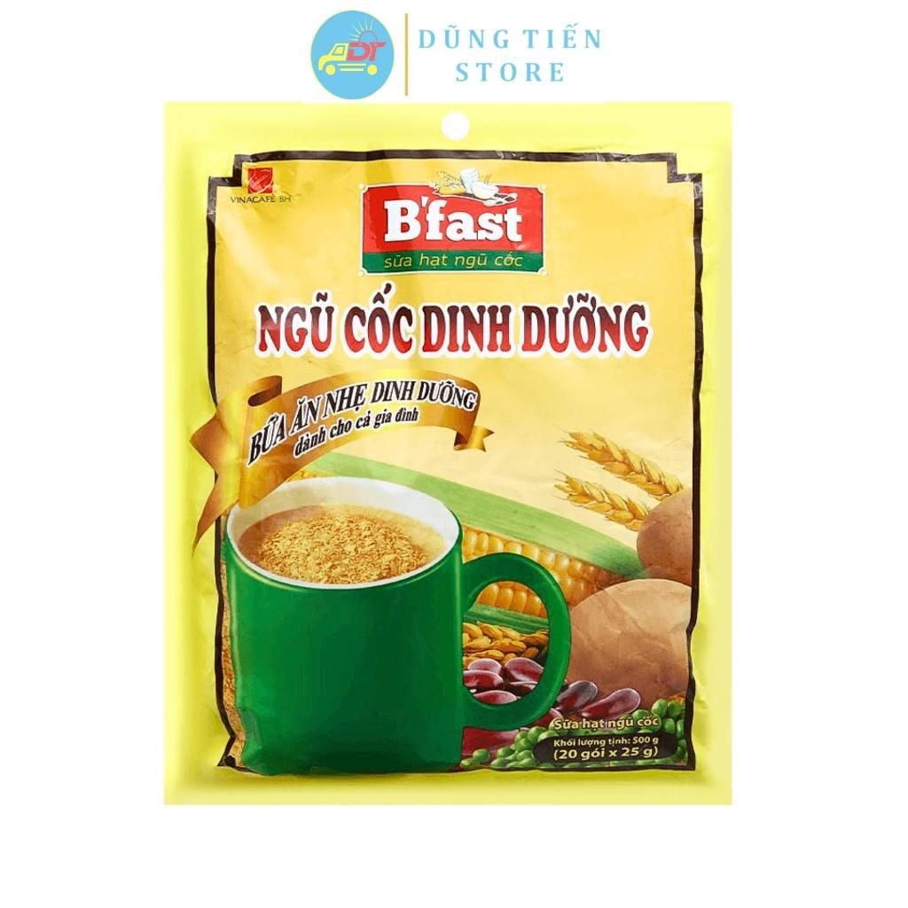 Sữa hạt ngũ cốc B'fast Canxi/ Sữa hạt ngũ cốc B'fast 1bịch x 20gói x 25gr