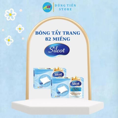  Bông tẩy trang Silcot hộp 82 miếng / 40 miếng đôi 