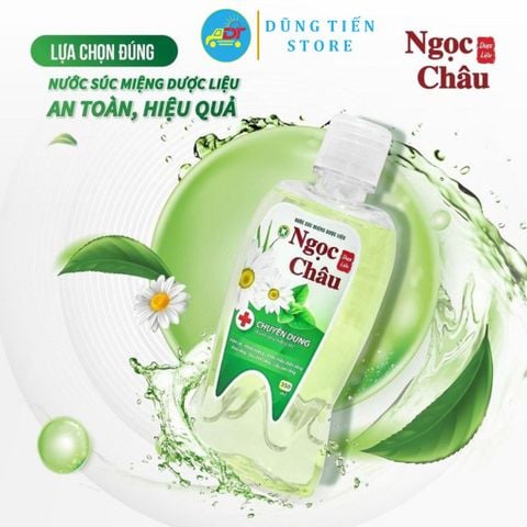  Nước súc miệng dược liệu Ngọc Châu 125ml, 350ml 