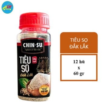 Tiêu sọ xay Đắk Lắk CHIN-SU 1hũ x 60gr