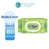 Khăn ướt BabyLove không hương nắp nhựa
