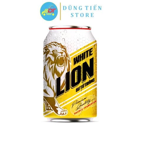  Bia Sư Tử Trắng White Lion 24lon x 330ml 