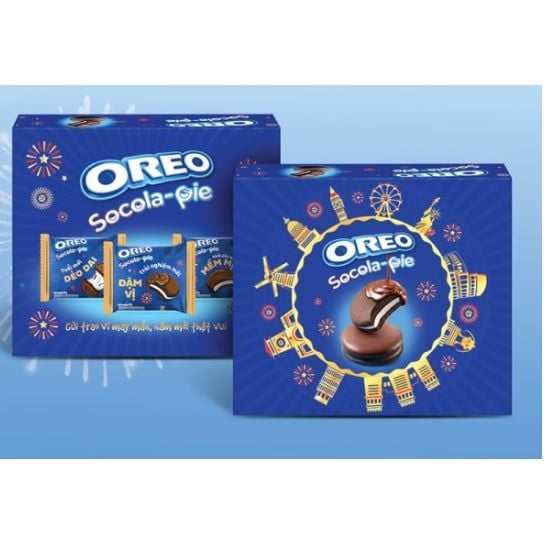 TẾT - Hộp bánh Oreo Socola-pie Tết 448g