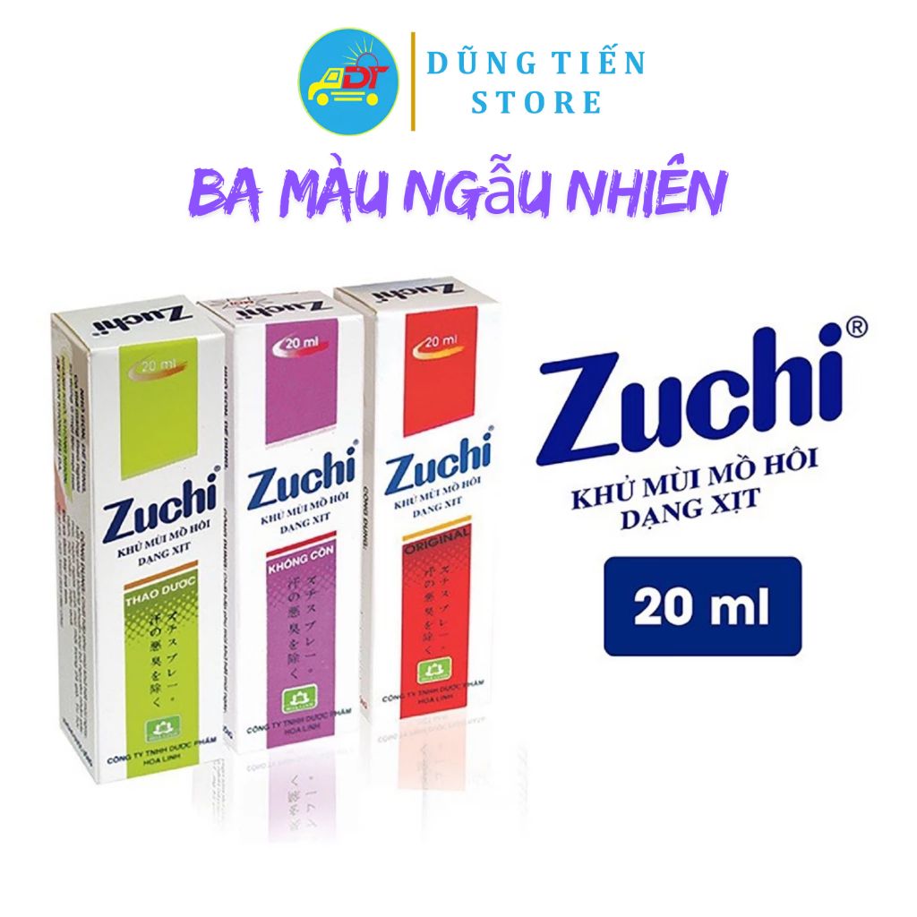 Xịt khử mùi cơ thể (nách, chân) Zuchi 20ml